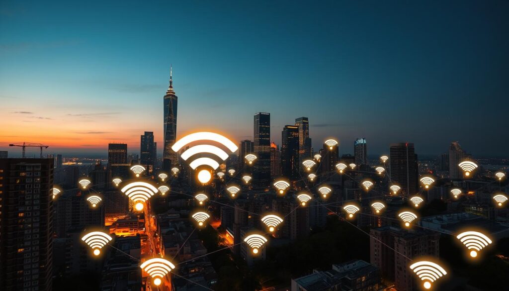 Crescimento de pontos de acesso gratuitos