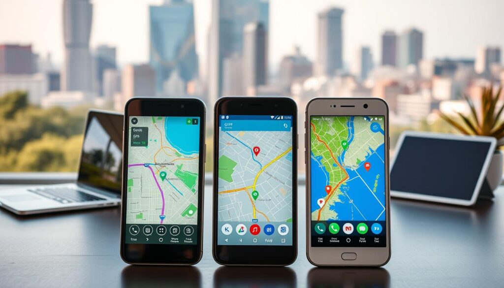 comparativo aplicativos localização