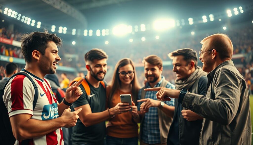 feedback e opiniões dos torcedores