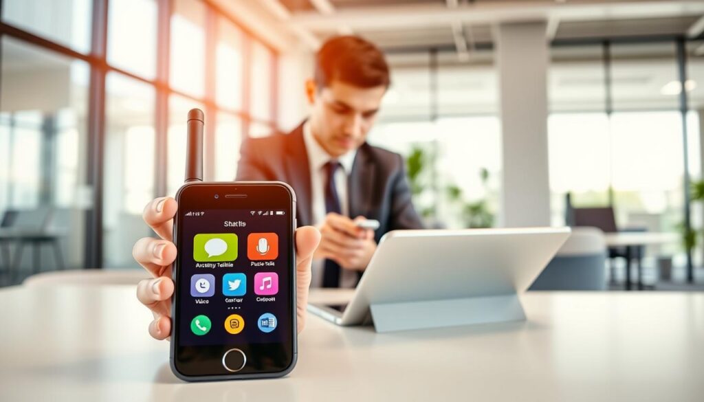aplicativos comunicação iOS Android