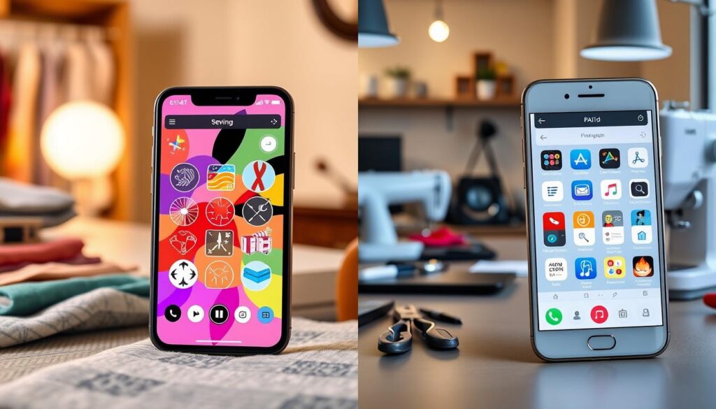 comparativo apps gratuitos pagos costura