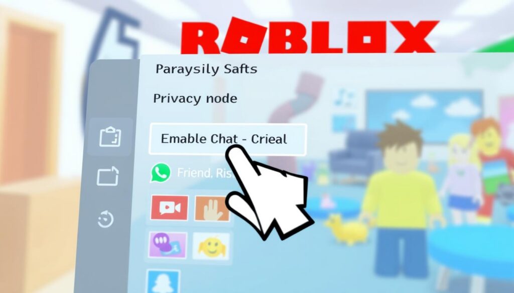 configurações privacidade roblox
