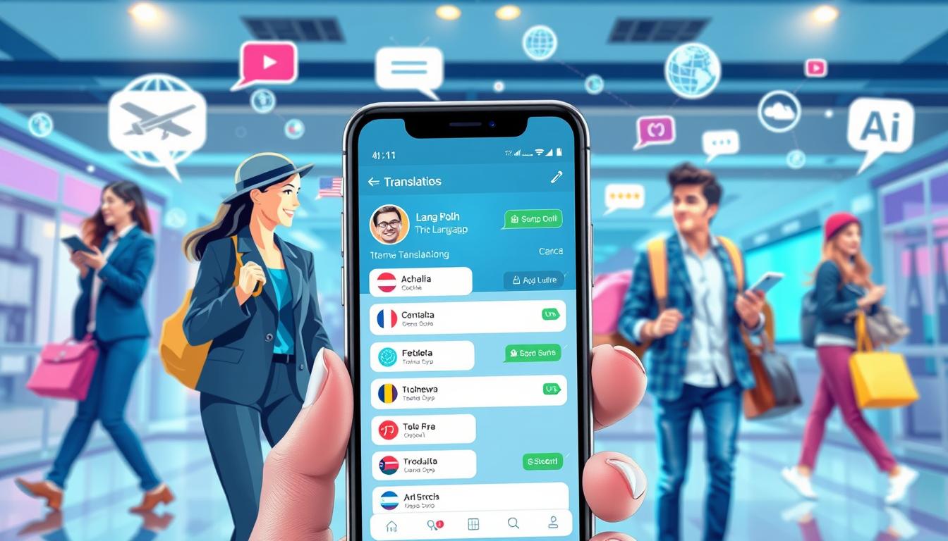 funcionalidades de aplicativos de tradução