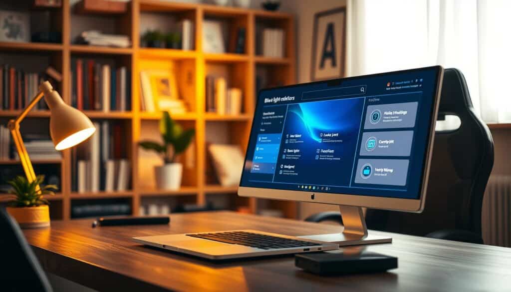 programas filtro luz azul computador