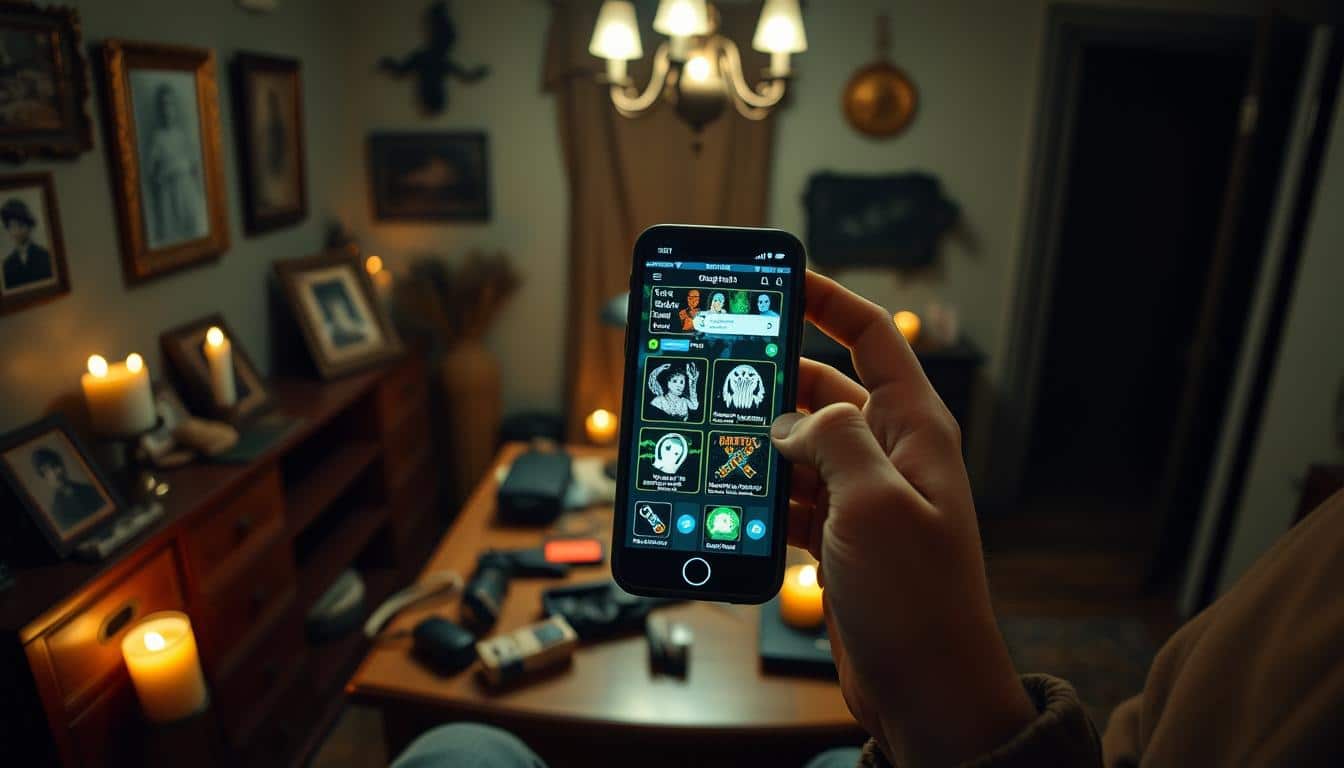 Aplicativo para encontrar fantasmas