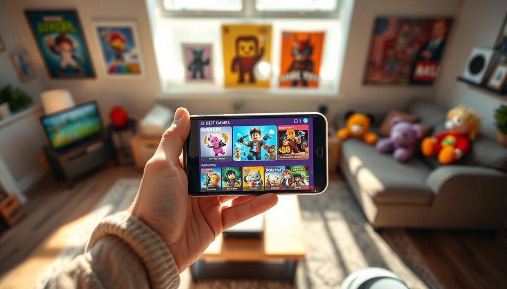 App de melhores jogos do Roblox