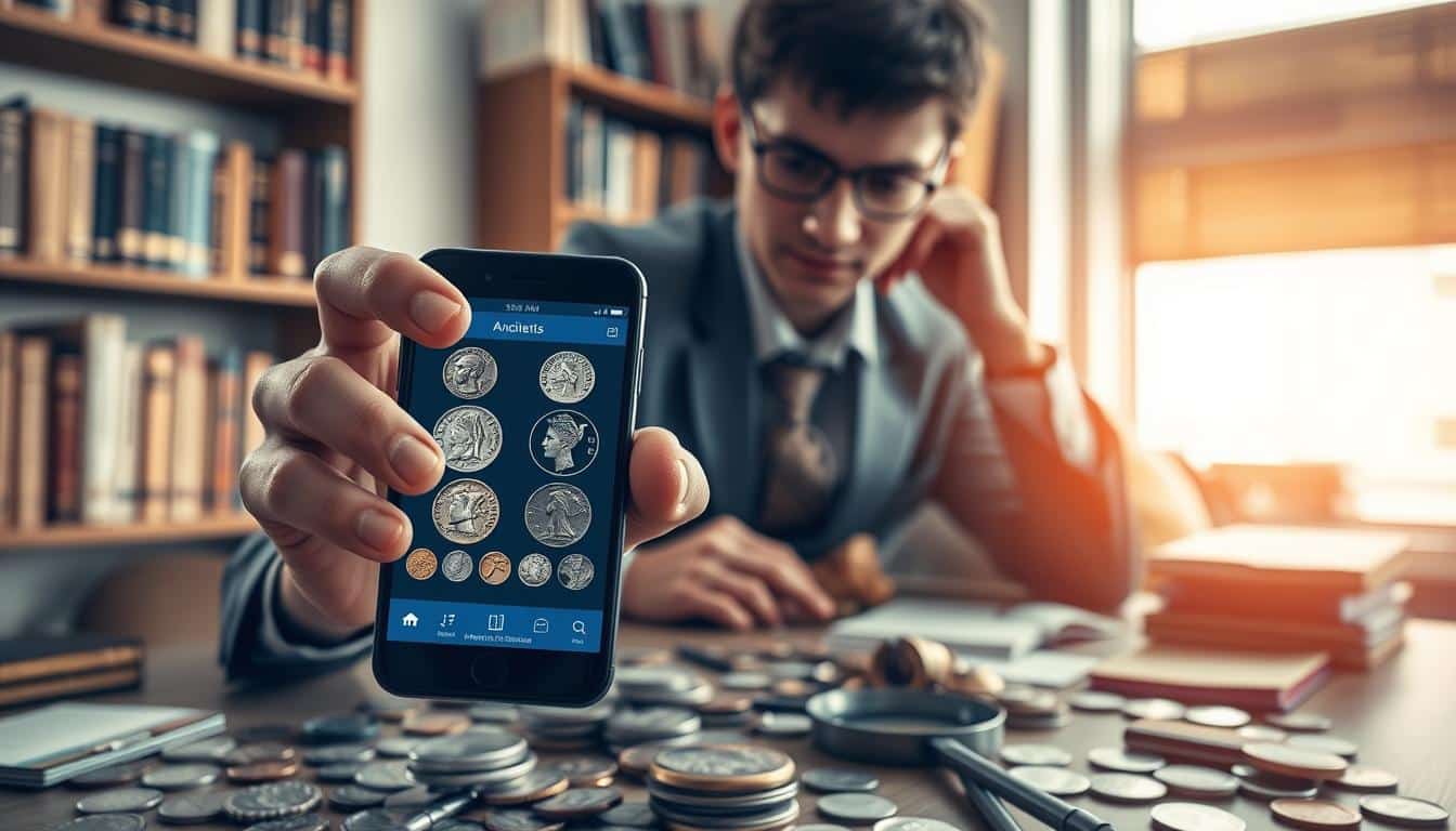 App para escanear moedas antigas