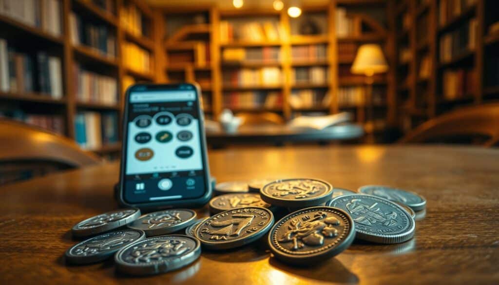 Identificação de moedas históricas