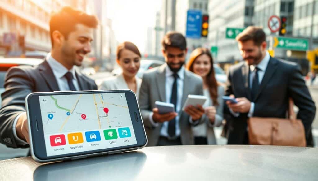 apps de navegação e educação no trânsito