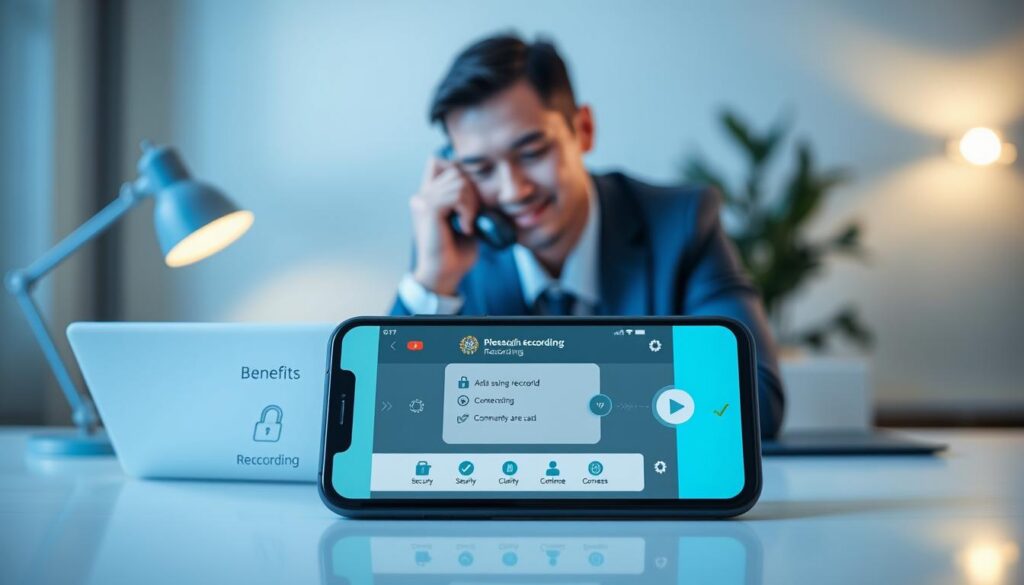 benefícios da gravação de chamadas