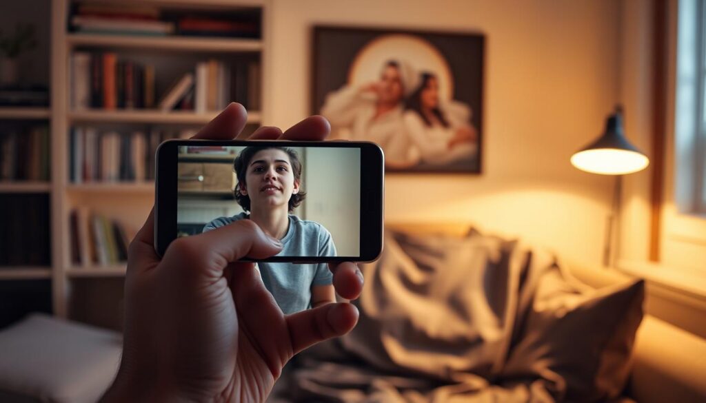 filmes na palma da mão