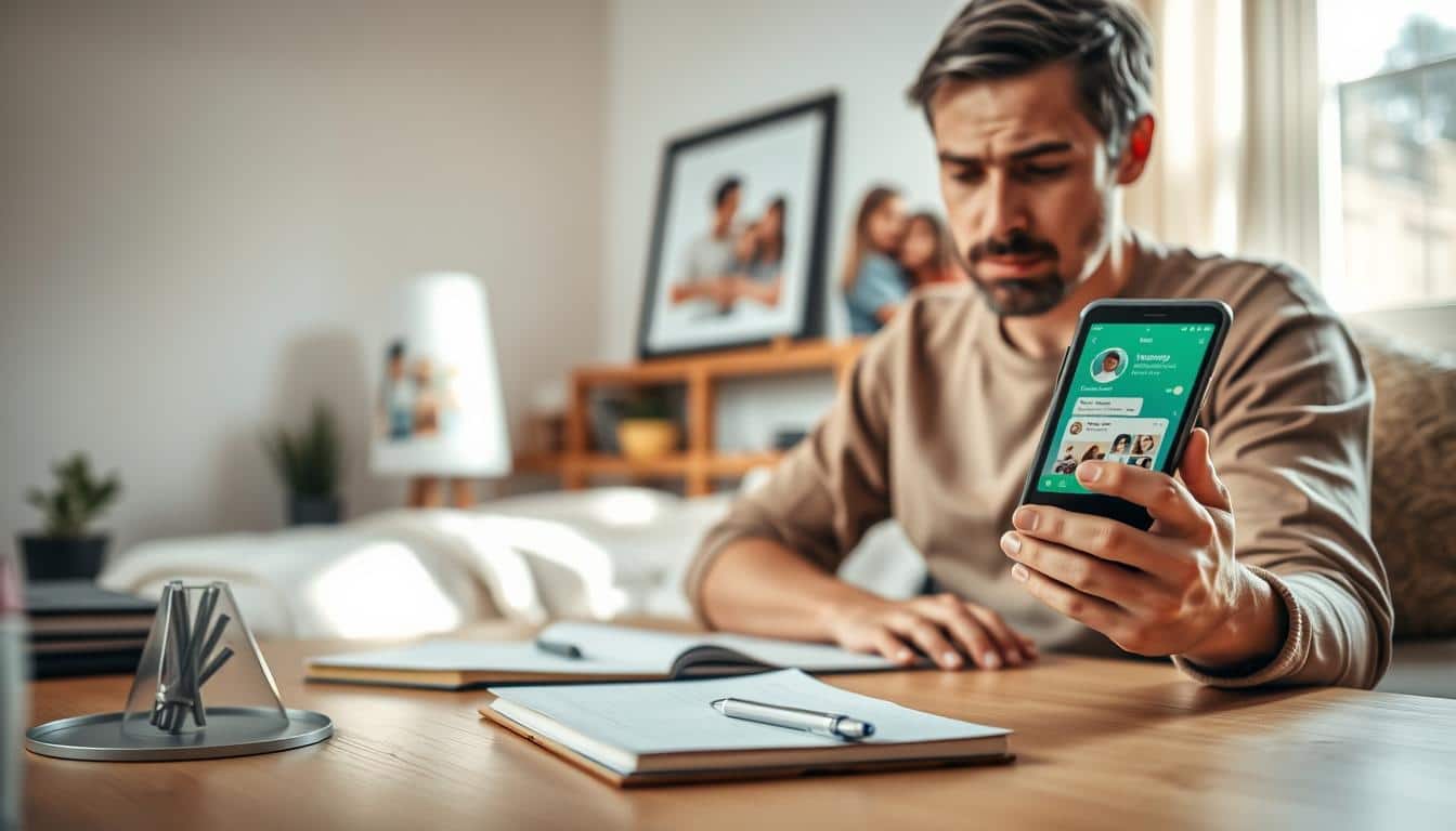 passo a passo monitoramento conversas filho