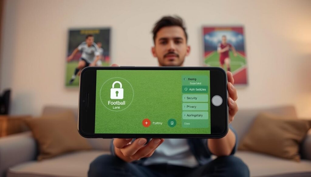 segurança e privacidade em aplicativos de futebol