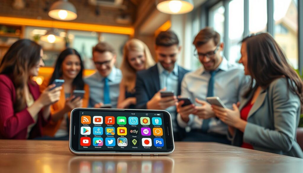 Comparativo entre aplicativos de entretenimento