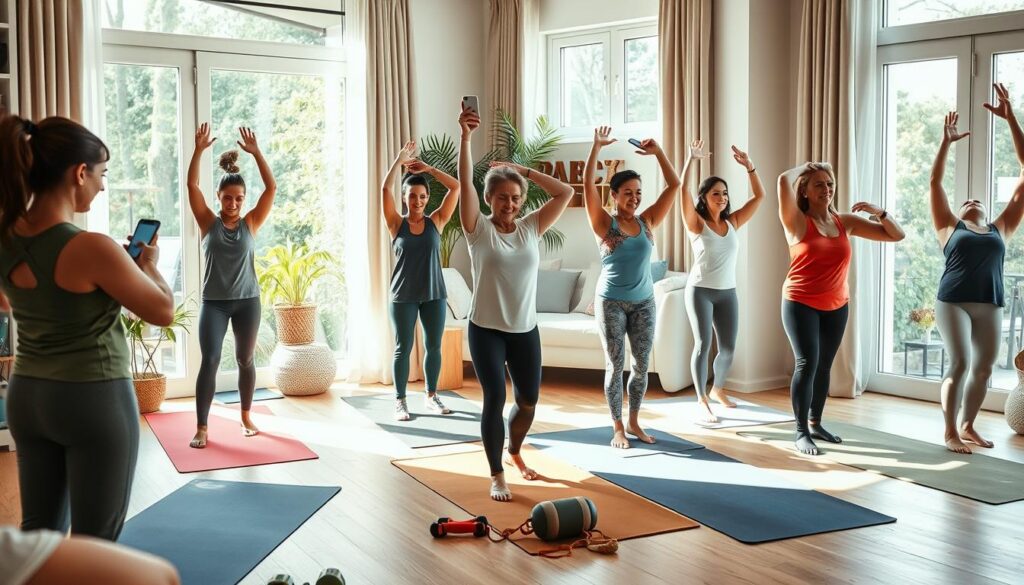 aplicativos de alongamento para exercícios em casa