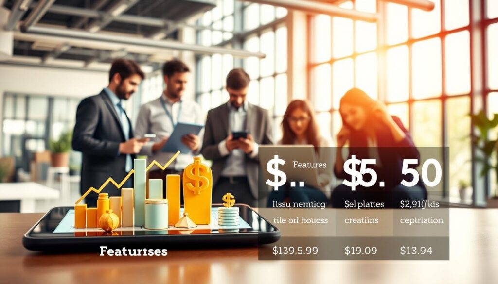 comparação funcionalidades preços Instagram