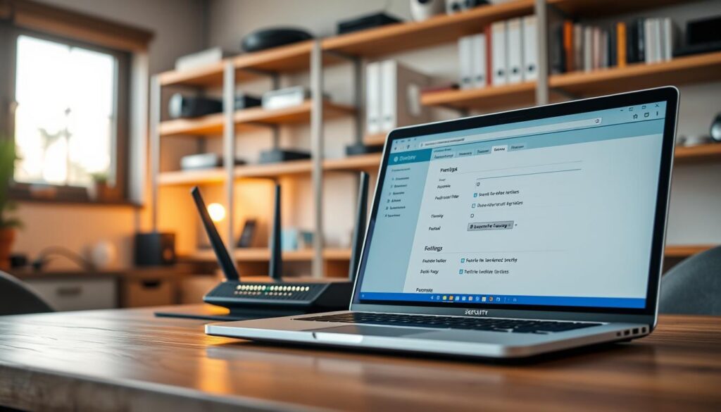 configurações do roteador para segurança