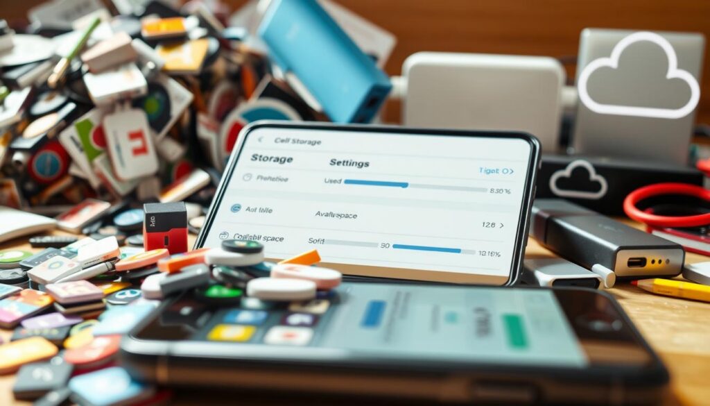 desafios de armazenamento no celular