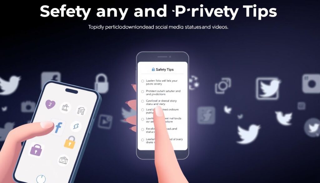 dicas de segurança e privacidade status