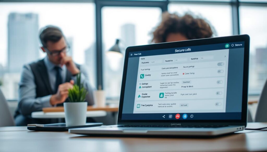 guia de utilização e configuração de chamadas privadas