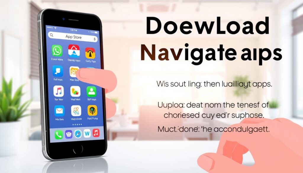 passo a passo para baixar aplicativos de navegação
