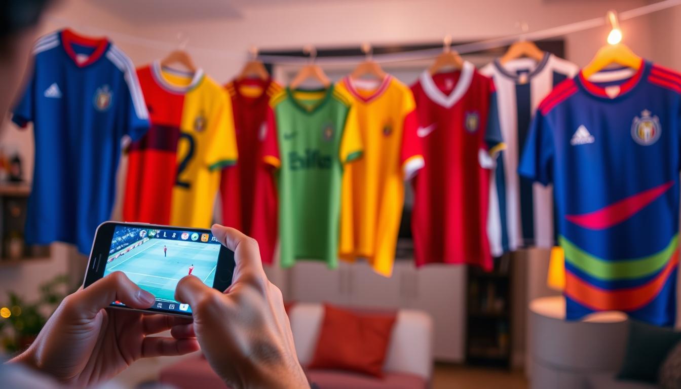 As camisetas oficiais da Copa e acompanhe os jogos ao vivo no celular