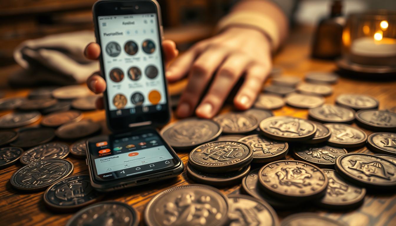 Como descobrir quanto valem suas moedas antigas usando o celular