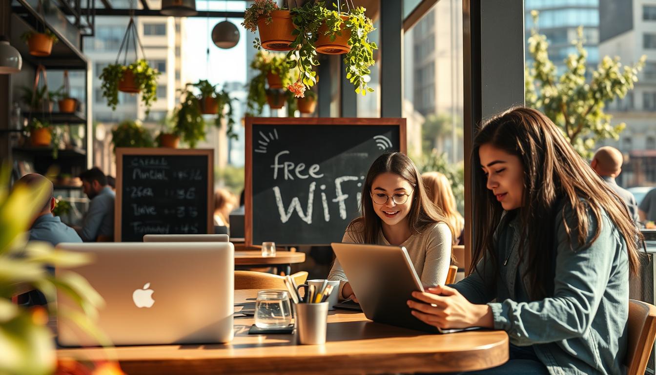 Encontre WiFi grátis perto de você