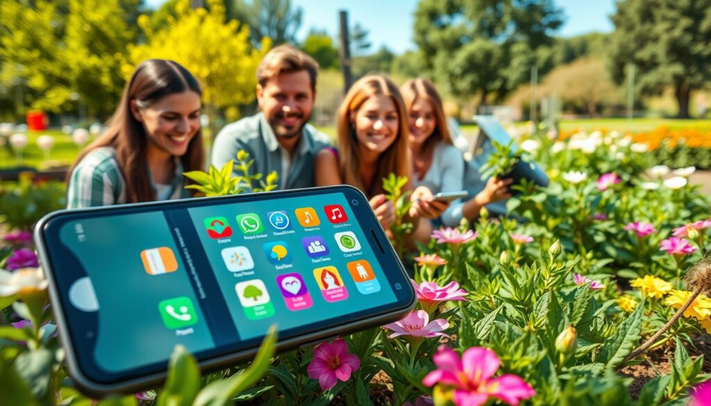 aplicativos Android jardinagem