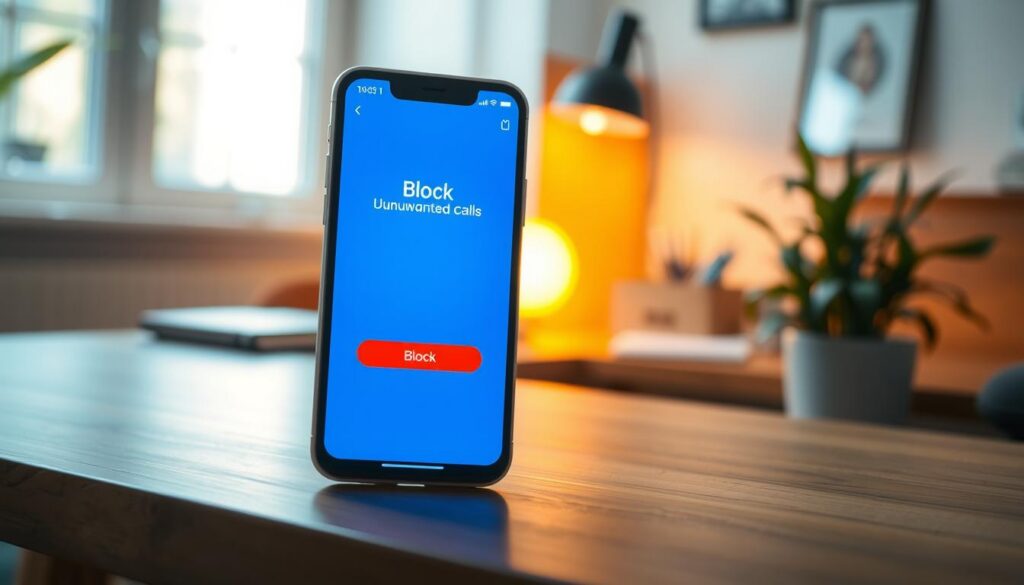 bloquear chamadas indesejadas