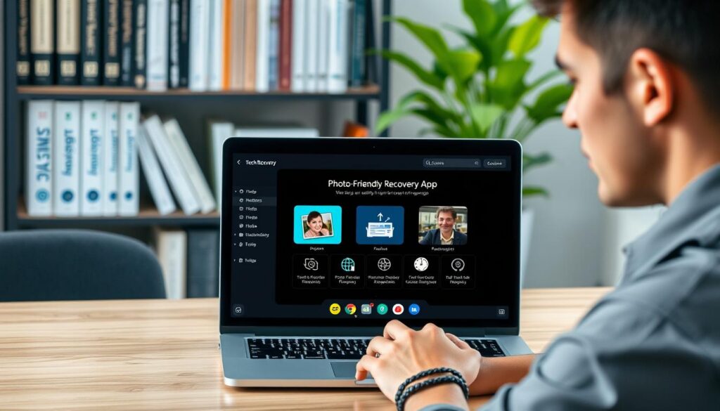 como baixar e utilizar aplicativos de recuperação