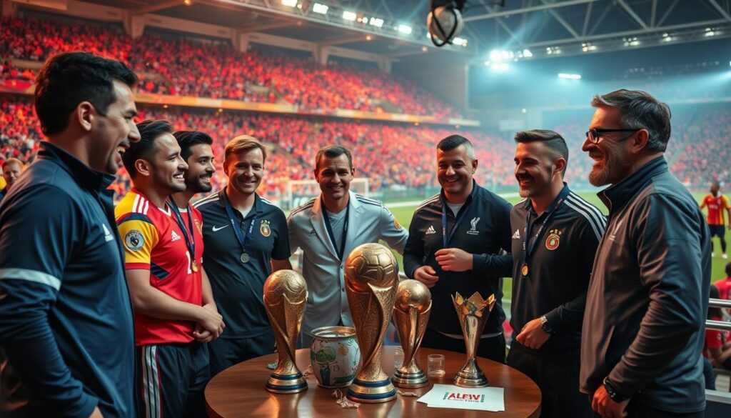 depoimentos de jogadores e técnicos