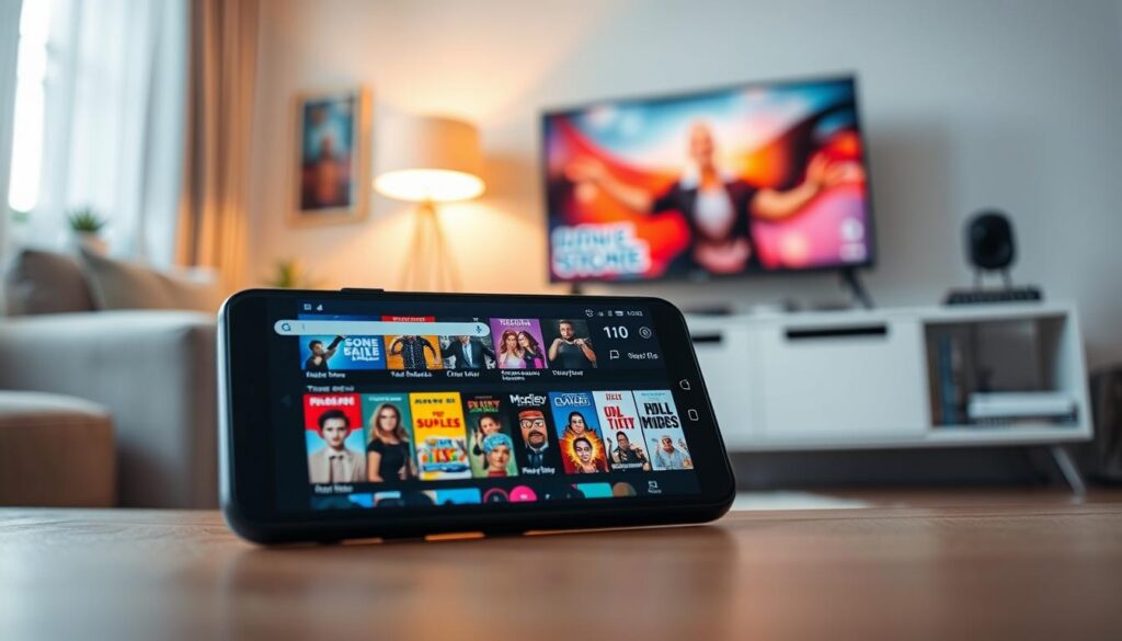 Canais e conteúdos de televisão disponíveis no celular