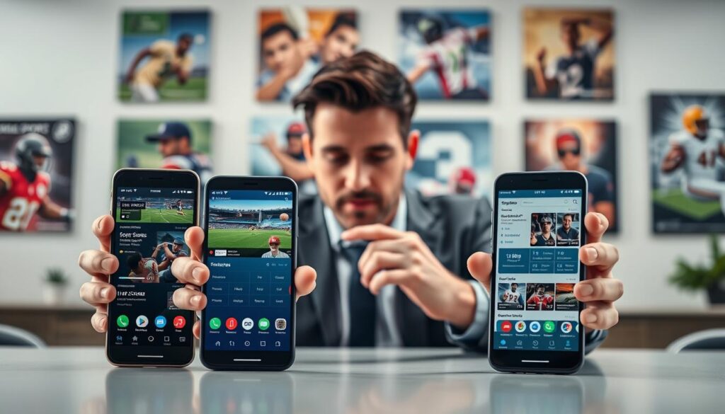 Comparativo de funcionalidades dos apps