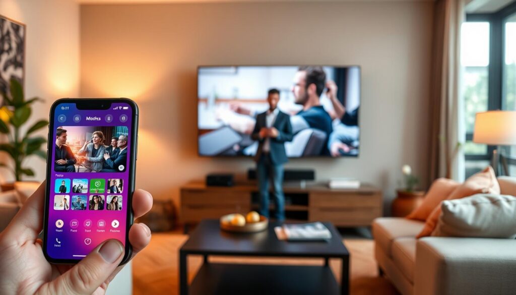 Espelhamento tela celular TV