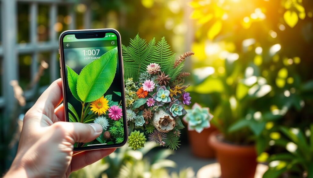 Identificação de plantas com tecnologia Identificação de plantas com tecnologia