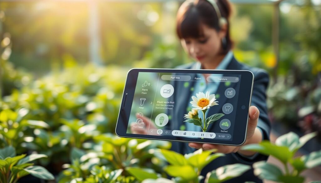 Identificação de plantas com tecnologia Identificação de plantas com tecnologia