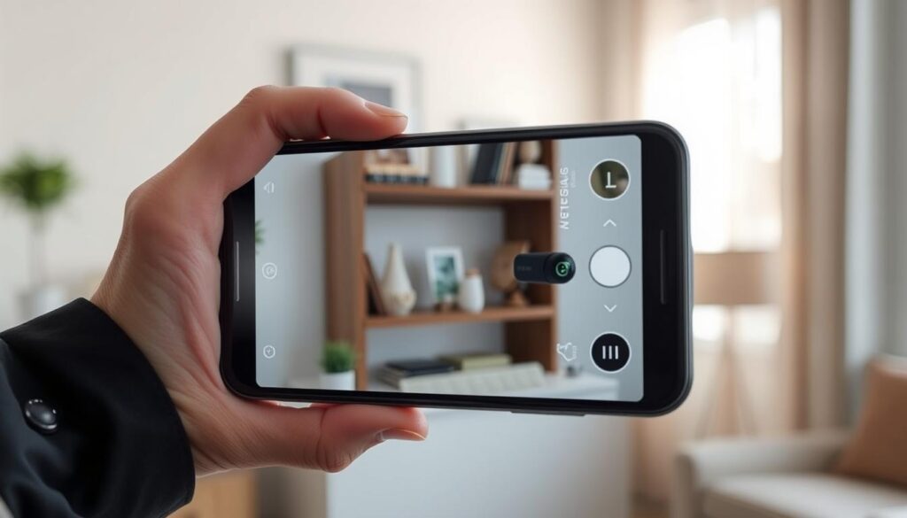 Monitoramento de espaços com smartphone Monitoramento de espaços com smartphone