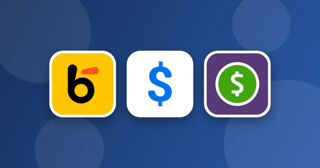 Ícones dos apps Buscapé, Promobit, Cuponomia
