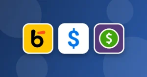 Ícones dos apps Buscapé, Promobit, Cuponomia
