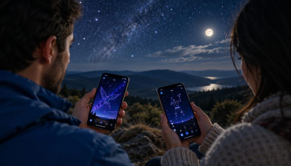 comparativo de apps de astronomia Night Sky ou SkyView comparativo de apps de astronomia Night Sky ou SkyView